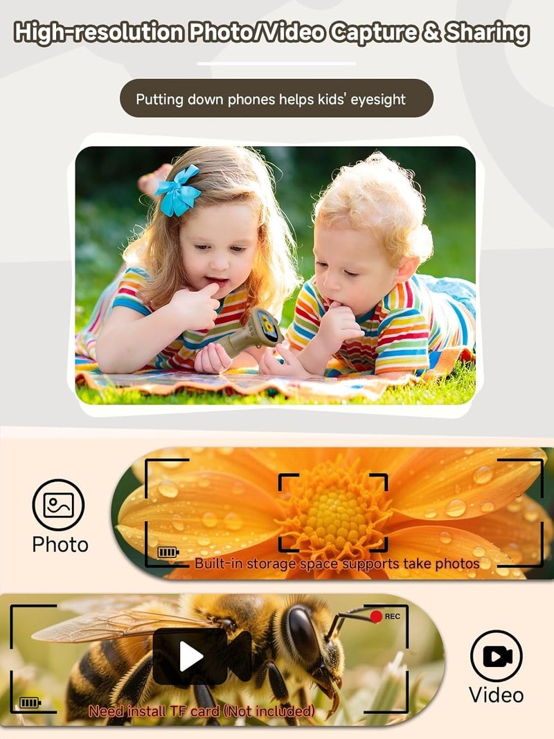 Acoath Microscope for Kids, 1000X Handheld Digital Miniscope with 2.0" Screen, Portable Pocket Microscope Education Toys Christmas Gifts for Age 3 4 5 6 7 8 9 10 Girls Boys - Image 4